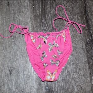 Victoria's Secret Pink Butterfly Bikini Bottom